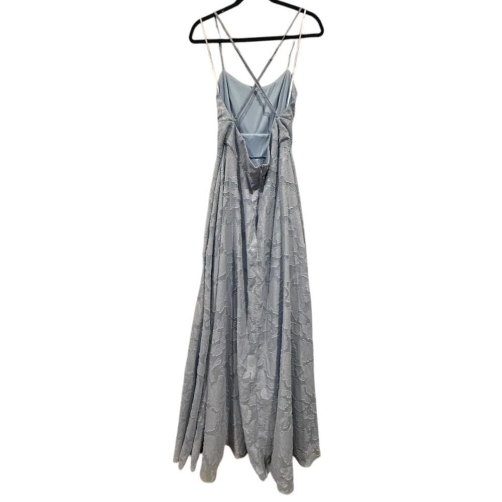 Lulu's Light Blue Prom Dress - Picture 3 of 8